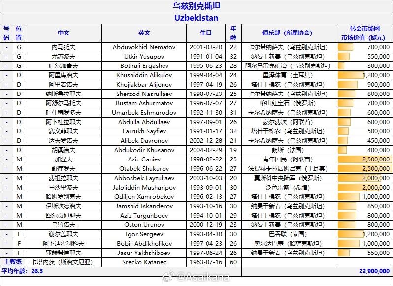 队内球员大多来自国内联赛