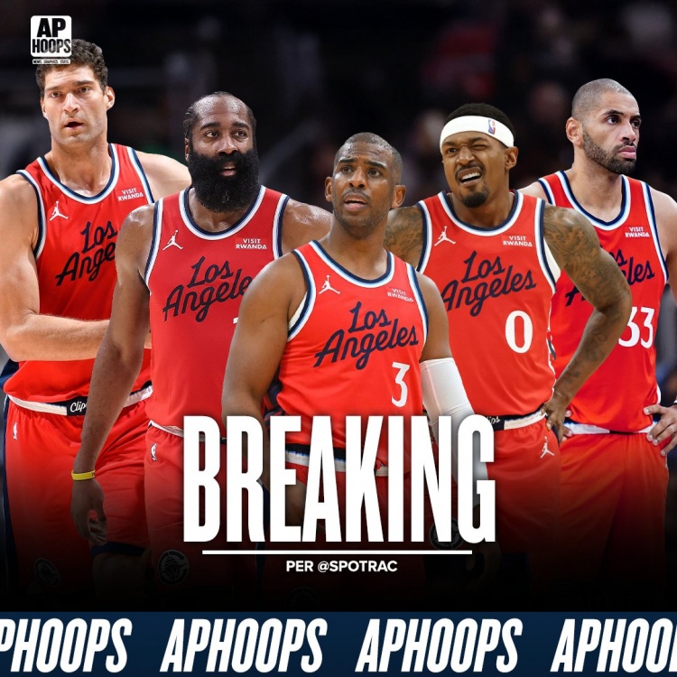 交易窗口开启！今夏快船签下的哈登、保罗、比尔等球员今日起可被交易