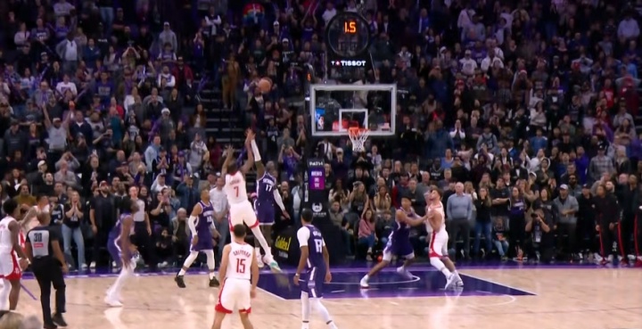 杜兰特后仰跳投绝杀未果，国王惊险取胜！