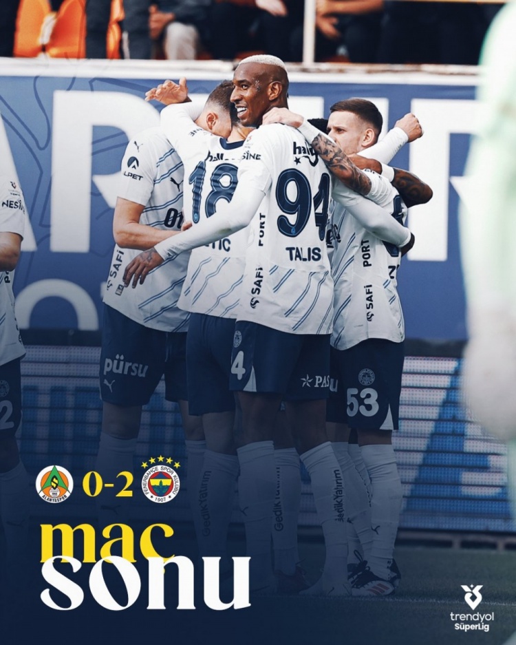 近12场9胜3平！费内巴切2-0阿兰亚斯堡距榜首3分 塔利斯卡破门